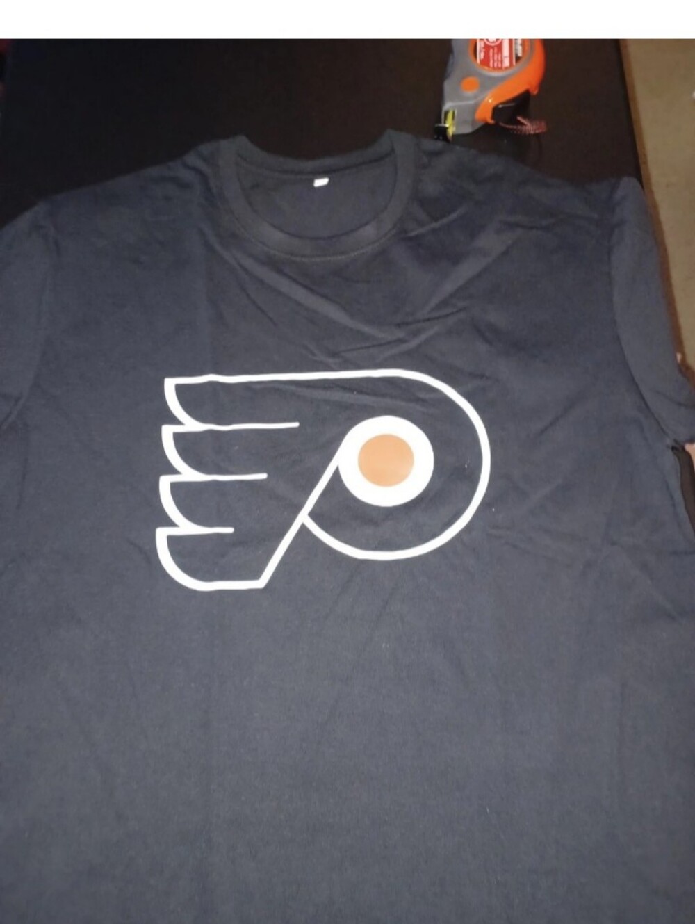 Philadelohia Flyers Tee Size XL BLACK Extra Large